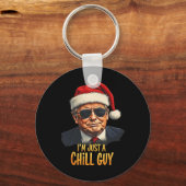 Grappig, ik ben gewoon een chill guy Trump kerst m Sleutelhanger (Voorkant)