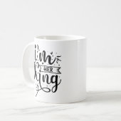 Grappig Ik ben haar koning Koffiemok (Voorkant links)