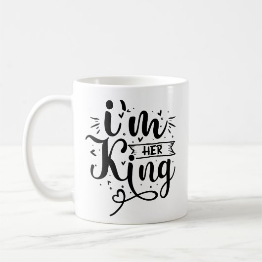 Grappig Ik ben haar koning Koffiemok (Links)