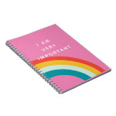 Grappig, ik ben heel belangrijk notitieboek (Rechterzijde)