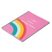 Grappig, ik ben heel belangrijk notitieboek (Linkerzijde)