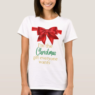 Grappig Ik ben het cadeau Kerstmis T-shirt