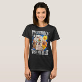 Grappig Ik Ben Pibble Hond Puppy Was Mijn Buik Sch T-shirt (Voorkant volledig)