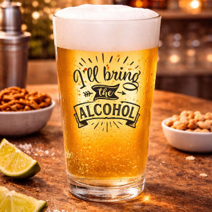 Grappig, Ik Breng de Alcohol Glas