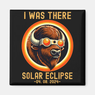 Grappig ik daar Totale Zonsverduistering Vintage Magneet