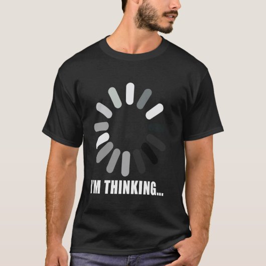 Grappig ik denk dat ik IT laad, Computernerd, Prog T-shirt (Voorkant)
