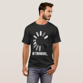 Grappig ik denk dat ik IT laad, Computernerd, Prog T-shirt (Voorkant volledig)