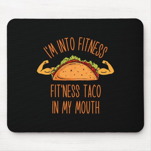 Grappig ik doe aan fitness  muismat (Voorkant)