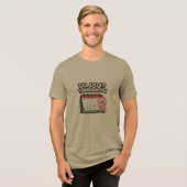 grappig Ik Doe Het Morgen | Grappige Uitstel  Tri-Blend Shirt (Voorkant volledig)