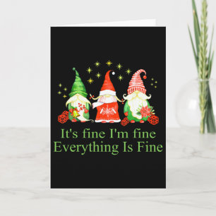 Grappig Ik Ga Leuk Alles Is Leuk Kabouter Kerst  Kaart