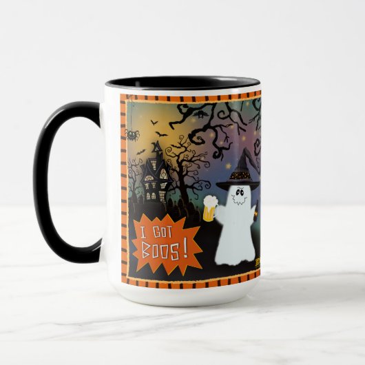 Grappig Ik Got Boos Ghost Leuke Spooky Coffee Mok (Links)