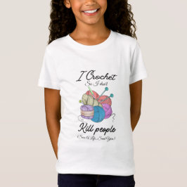 Grappig Ik Haak Red Een Leven Garens Kunst T-shirt