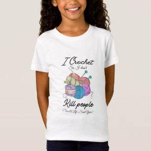 Grappig Ik Haak Red Een Leven Garens Kunst T-shirt