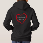 Grappig Ik Haat Iedereen Aangepaste Naam Introvert Hoodie (Achterkant)