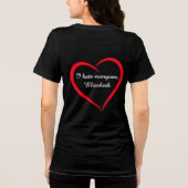 Grappig Ik Haat Iedereen Aangepaste Naam Introvert Tri-Blend Shirt (Achterkant)