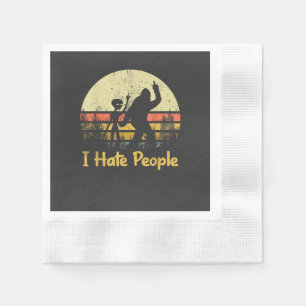 grappig ik haat mensen dames t-shirts servet