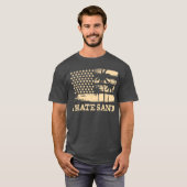 Grappig Ik haat zandstrand zomervakantie  Re T-shirt (Voorkant volledig)