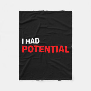 Grappig, ik had potentieel sarcastische humor cita fleece deken