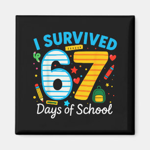Grappig ik heb 67 dagen overleefd op school leraar magneet