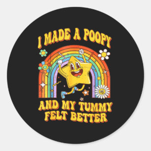 Grappig ik heb een operatie gehad en mijn buik voe ronde sticker