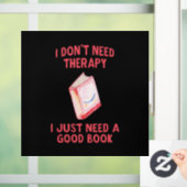 Grappig, ik heb geen therapie nodig, ik heb alleen raamsticker (Huis)