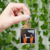 Grappig, ik heb mijn ruimte nodig sleutelhanger (Hand)