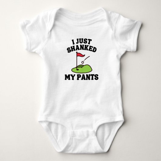 Grappig, ik heb net mijn broek verknald Golf Romper (Voorkant)
