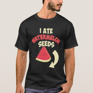 Grappig Ik Heb Watermeloenpitten Gegeten Cool Zwan T-shirt
