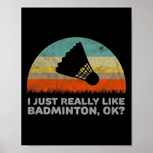 Grappig, ik hou echt van Dminton Poster (Voorkant)