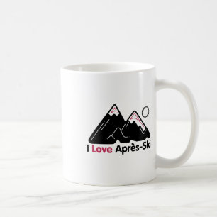 Grappig Ik hou van Apres Ski - Grote Sneeuwliefheb Koffiemok