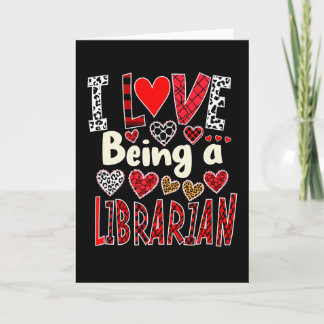 Grappig Ik Hou Van Bibliothecaris Te Zijn Valentij Kaart