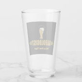 Grappig Ik Hou Van Bier Ale Glas (Achterkant)