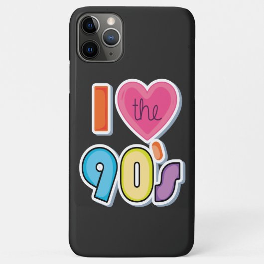 Grappig Ik Hou Van De 90's, 1990's Thema Feest  Case-Mate iPhone Case (Achterkant)