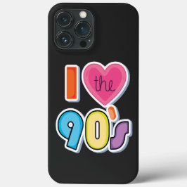 Grappig Ik Hou Van De 90's, 1990's Thema Feest  Case-Mate iPhone Case