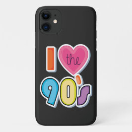 Grappig Ik Hou Van De 90's, 1990's Thema Feest  Case-Mate iPhone Case