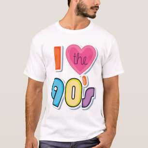 Grappig Ik Hou Van De 90's, 1990's Thema Feest  T-shirt