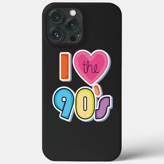 Grappig ik hou van de 90's, 1990's themafeest Case-Mate iPhone case (Achterkant)