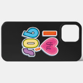 Grappig ik hou van de 90's, 1990's themafeest Case-Mate iPhone case (Achterkant (horizontaal))