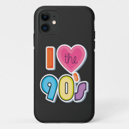 Grappig Ik hou van de jaren '90, 1990's Theme Part Case-Mate iPhone Case