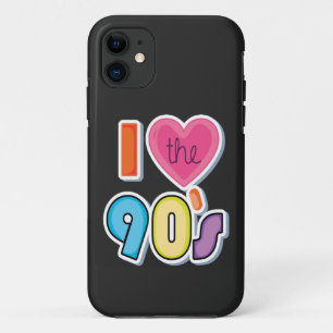 Grappig Ik hou van de jaren '90, 1990's Theme Part Case-Mate iPhone Case