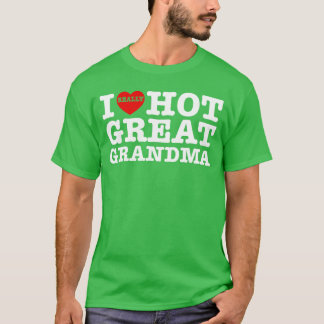 Grappig Ik Hou Van Heet Oudere Oma Hart Oma Moeder T-shirt