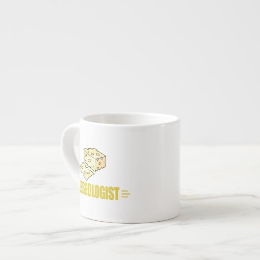 Grappig, ik hou van kaas espresso kop (Links)