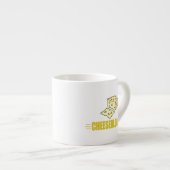 Grappig, ik hou van kaas espresso kop (Voorkant rechts)