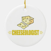 Grappig Ik Hou Van Kaas Keramisch Ornament (Achterkant)