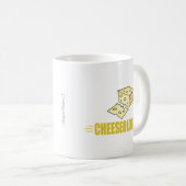 Grappig, ik hou van kaas koffiemok (Voorkant rechts)