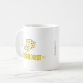 Grappig, ik hou van kaas koffiemok (Voorkant links)
