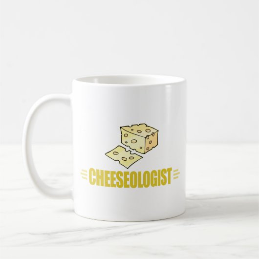 Grappig, ik hou van kaas koffiemok (Links)