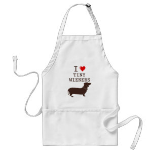 Grappig Ik Hou Van Kleine Wiener Dachshond Standaard Schort