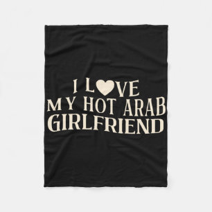 Grappig Ik Hou Van Mijn Arabische Vriendin Sarcasm Fleece Deken