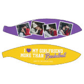 Grappig Ik hou van mijn Vriendin 4 Foto Basketbal (Panelen)